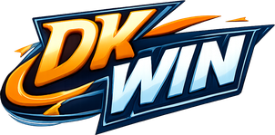 dk win গোলাপি নীল লোগো